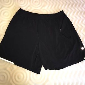 XL Men’s LuLulemon running shorts EXCELLENT! Black